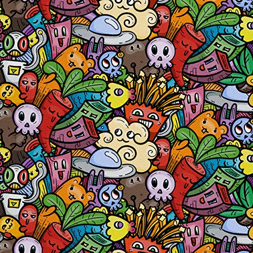 HEKO PANELS Oxford Wasserdichte Meterware Canvas-Stoff Polyester Zum Nähen Dekostoffe Wasserabweisend Blickdicht Comics 1 Meter 155 x 100 cm HEKO PANELS Oxford Wasserdichte Meterware Canvas-Stoff Polyester Zum Nähen Dekostoffe Wasserabweisend Blickdicht Comics 1 Meter 155 x 100 cm von HEKO PANELS