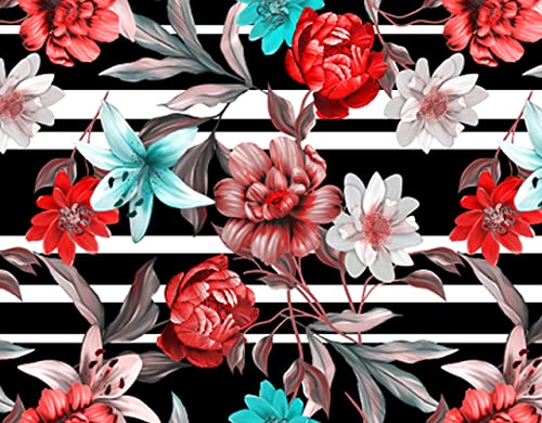 HEKO PANELS Stoff Oxford Wasserdichte Meterware CanvasPolyester Stoff Zum Nähen Nähstoffe Möbelstoffe Dekostoffe Handwerken Wasserabweisend Blickdicht Blumen Bunt Schwarz 100 x 155 cm HEKO PANELS Stoff Oxford Wasserdichte Meterware CanvasPolyester Stoff Zum Nähen Nähstoffe Möbelstoffe Dekostoffe Handwerken Wasserabweisend Blickdicht Blumen Bunt Schwarz 100 x 155 cm von HEKO PANELS