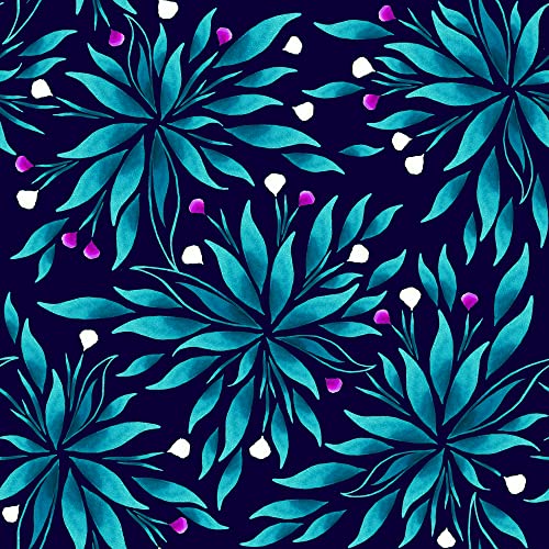 HEKO PANELS Stoff Oxford Wasserdichte Meterware CanvasPolyester Stoff Zum Nähen Nähstoffe Möbelstoffe Dekostoffe Handwerken Wasserabweisend Blickdicht Blumen Türkis Dunkelblau 100 x 155 cm HEKO PANELS Stoff Oxford Wasserdichte Meterware CanvasPolyester Stoff Zum Nähen Nähstoffe Möbelstoffe Dekostoffe Handwerken Wasserabweisend Blickdicht Blumen Türkis Dunkelblau 100 x 155 cm von HEKO PANELS