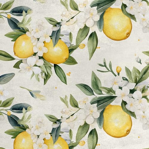 Heko Panels Samtstoff Meterware Dekostoff Möbelstoff Polsterstoff Velvet Polyester Wasserabweisend Stoff zum Nähen Möbelstoff Royal Zitronen Obst Aquarell Wasserfarbe 140 x 100 RDX2239 Heko Panels Samtstoff Meterware Dekostoff Möbelstoff Polsterstoff Velvet Polyester Wasserabweisend Stoff zum Nähen Möbelstoff Royal Zitronen Obst Aquarell Wasserfarbe 140 x 100 RDX2239 von HEKO PANELS
