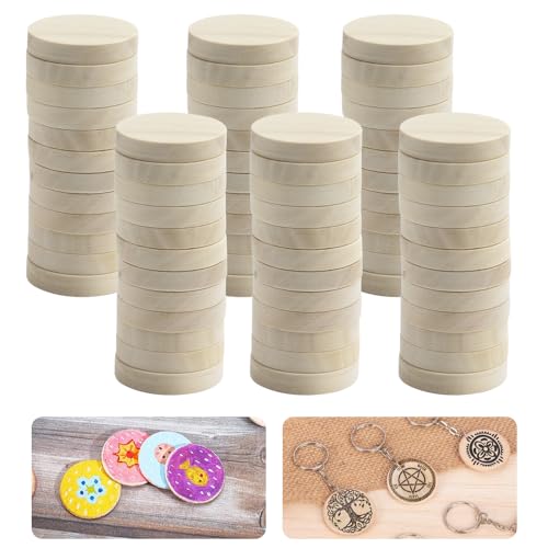 HEKOBAG Runde Holzscheiben, 100 Stück Runde Holzstücken 2,5 cm Holz Log Holzscheiben Unbehandelt Holz Kreistafel Buche Holz Kreistafel für Malerei, Hochzeit, Heimdekoration, DIY-Bastelbedarf HEKOBAG Runde Holzscheiben, 100 Stück Runde Holzstücken 2,5 cm Holz Log Holzscheiben Unbehandelt Holz Kreistafel Buche Holz Kreistafel für Malerei, Hochzeit, Heimdekoration, DIY-Bastelbedarf von HEKOBAG