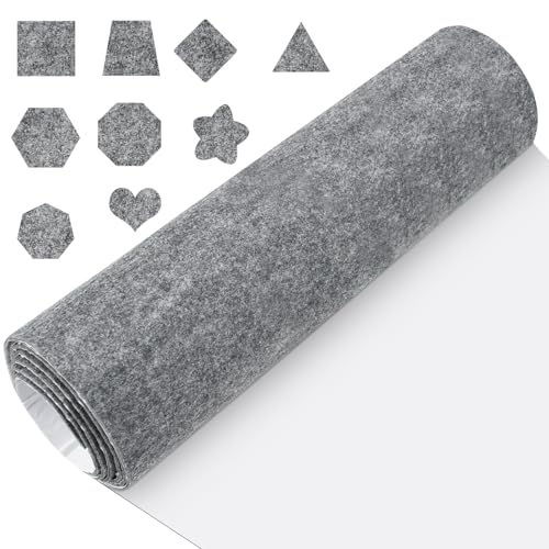 HEKOBAG Filz Selbstklebend Filzstoff 40 x 200cm Selbstklebende Filzmatte Klebefilz 2mm Dicke Filz Selbstklebend Meterware Grau Selbstklebender Filz Camper für Bilderrahmen Couch Tischbeine DIY HEKOBAG Filz Selbstklebend Filzstoff 40 x 200cm Selbstklebende Filzmatte Klebefilz 2mm Dicke Filz Selbstklebend Meterware Grau Selbstklebender Filz Camper für Bilderrahmen Couch Tischbeine DIY von HEKOBAG