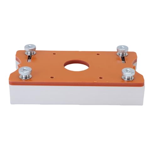 HELEVIA Holztrimmer-Basis, 2-in-1-Holzfräser-Basis-Schlitzhalterung, für Trimmer mit Innendurchmesser 65 Mm, Holzdickenbereich 0–5 Cm von HELEVIA