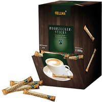HELLMA Fairtrade Rohrohrzucker-Sticks 500x4,0 g von HELLMA