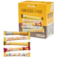 HELLMA Rohrohrzucker-Sticks 50 x 4,0 g von HELLMA