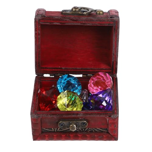 HEMOTON 1 Satz Acryl Schmuckspielzeug für Bunte Edelsteine im für DIY Projekte und Wohnkultur Perfektes für Kleine von HEMOTON