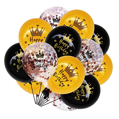 HEMOTON 1 Satz Ballon-konfetti-set Luftballons Zum Ersten Geburtstag Ballonfüllmaschine Luftballons Zum Vatertag Glitzerballons Pastellfarbene Luftballons Hochzeitsgeburtstag Emulsion von HEMOTON