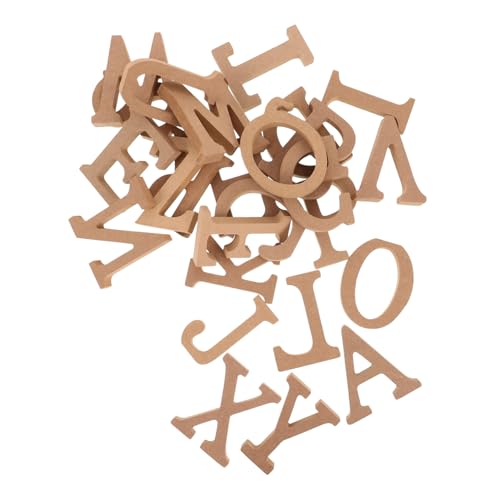HEMOTON Einzigartiges Holz-Alphabet-Buchstaben-Set Zur Dekoration Vollständiges Englisches Alphabet Für Wohnzimmer - Und Tischdekoration von HEMOTON