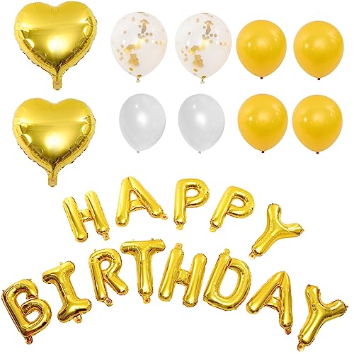HEMOTON 1 Satz Geburtstagsballon-Set Dekorationen Neon buchstaben ballons luftballons birthday balloons ballongas Geburtstagsballons für Frauen Geburtstagsdekoration Aluminiumfolie Golden HEMOTON 1 Satz Geburtstagsballon-Set Dekorationen Neon buchstaben ballons luftballons birthday balloons ballongas Geburtstagsballons für Frauen Geburtstagsdekoration Aluminiumfolie Golden von HEMOTON