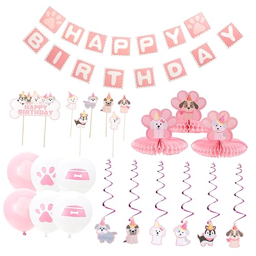HEMOTON 1 Satz Hundegeburtstagsdekoration hundeballon Hundepartyzubehör Partyballons Alles zum Geburtstag Dekorationen für Mädchen luftballons haustier geburtstag Emulsion Rosa HEMOTON 1 Satz Hundegeburtstagsdekoration hundeballon Hundepartyzubehör Partyballons Alles zum Geburtstag Dekorationen für Mädchen luftballons haustier geburtstag Emulsion Rosa von HEMOTON