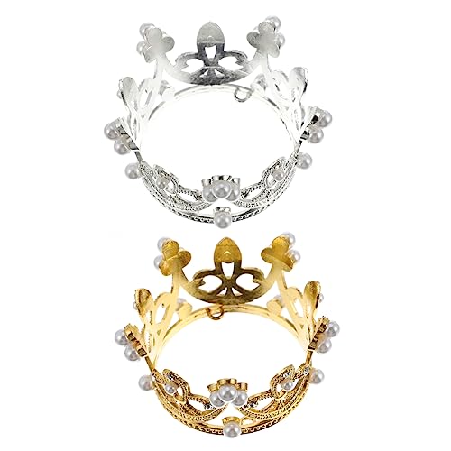 HEMOTON 1 Satz Perlen-diamant-krone Haarschmuck Haircharm Jewelon Haarsschmuck Juweli Krone Kuchen Kuchenverzierung Kronen-kuchenornament Perlenkronendekoration Legierung 2 Stück HEMOTON 1 Satz Perlen-diamant-krone Haarschmuck Haircharm Jewelon Haarsschmuck Juweli Krone Kuchen Kuchenverzierung Kronen-kuchenornament Perlenkronendekoration Legierung 2 Stück von HEMOTON