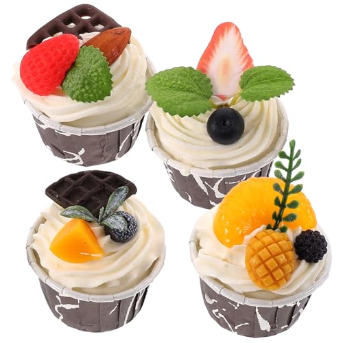 HEMOTON 1 Satz Simuliertes Weiches Kunstei Zuverlässige Kuchenmodelle Künstliche Kuchen Gefälschte Kuchendekore Künstliches Cupcake-modell Dessert-modelle Gefälschter Nachtisch Pu 4 Stück HEMOTON 1 Satz Simuliertes Weiches Kunstei Zuverlässige Kuchenmodelle Künstliche Kuchen Gefälschte Kuchendekore Künstliches Cupcake-modell Dessert-modelle Gefälschter Nachtisch Pu 4 Stück von HEMOTON