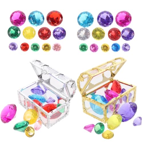 HEMOTON 1 Satz Tauchen Edelsteine ​​ Hochzeitskristalle Schmuck-display- Pool-tauchdiamant Mit Diamant-edelsteinen Aus Kunststoff Diamant-schatz-requisite Plastik von HEMOTON