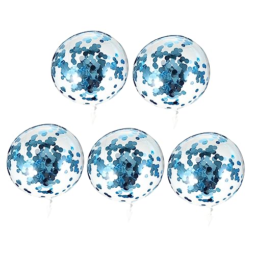 HEMOTON 20-zoll-luftballons Für Geburtstagspartys 5er-set Mit Paillettenfolienballons Pvc-material Ideal Als Dekoration von HEMOTON