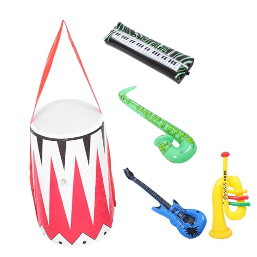 HEMOTON 1 Set 5 Stücke Aufblasbare Musikinstrumente Für Party Dekorationen Aufblasbare Party Requisiten Party Supplies Aufblasbare Gitarre Requisiten HEMOTON 1 Set 5 Stücke Aufblasbare Musikinstrumente Für Party Dekorationen Aufblasbare Party Requisiten Party Supplies Aufblasbare Gitarre Requisiten von HEMOTON