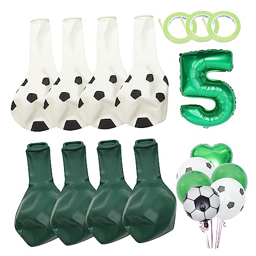 HEMOTON Fußball-dekorationen Zum Geburtstag – 1 Set Mit 5 Zoll Großen Grünen Fußball-luftballons Vielseitig Einsetzbar Für Partys Und Feiern HEMOTON Fußball-dekorationen Zum Geburtstag – 1 Set Mit 5 Zoll Großen Grünen Fußball-luftballons Vielseitig Einsetzbar Für Partys Und Feiern von HEMOTON