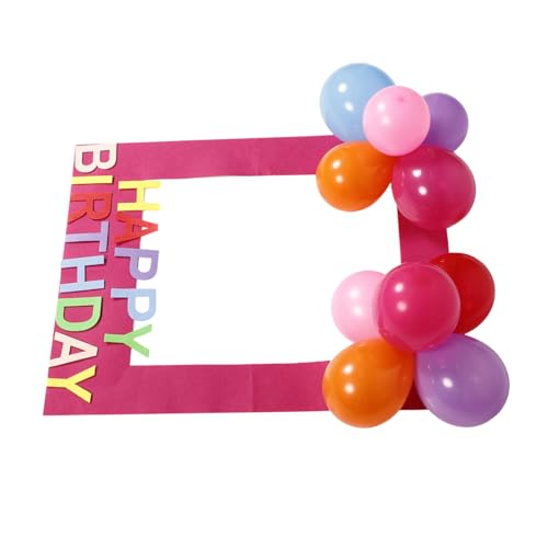 HEMOTON Geburtstags-fotorahmen Für Jungen Und Mädchen Party- Happy Birthday-Hintergrund Kt-Board Fotorahmen Für Geburtstagsparty-Dekorationen von HEMOTON