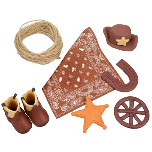 HEMOTON Cowgirl-babyparty-dekorationsset Partyzubehör Hut Tortenaufsatz Für Herrenkuchendekorationen HEMOTON Cowgirl-babyparty-dekorationsset Partyzubehör Hut Tortenaufsatz Für Herrenkuchendekorationen von HEMOTON