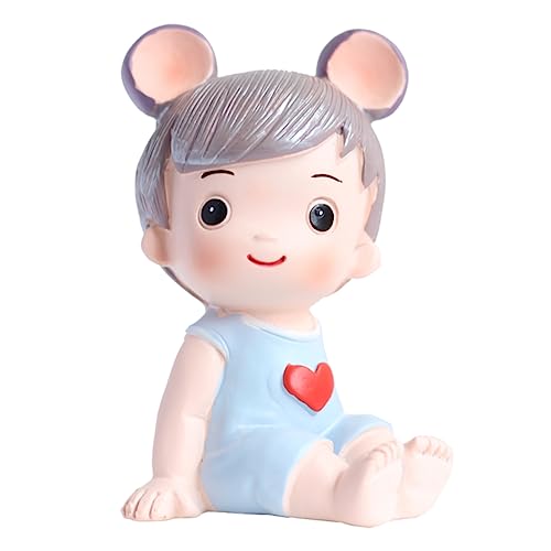 HEMOTON 1 Stück Kuchendekoration Kuchenverzierung birthday cake decoration birthday cake topper Kuchenfigur формы для куличей Kuchendeckel geburtstag backen Harz Blue von HEMOTON