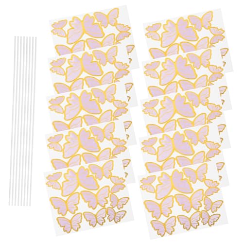 HEMOTON 10 Blatt Schmetterlings-kuchendekoration Für Hochzeit, Geburtstag, Kuchendekoration, Party-kuchenaufsatz Für Party HEMOTON 10 Blatt Schmetterlings-kuchendekoration Für Hochzeit, Geburtstag, Kuchendekoration, Party-kuchenaufsatz Für Party von HEMOTON