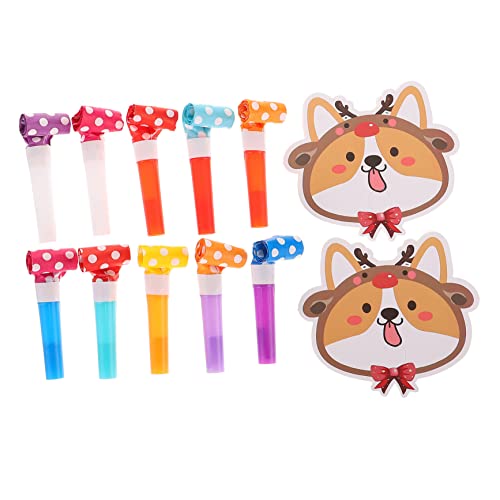 HEMOTON 10 Sätze Pfeife Geburtstag Lustige Partygeschenke Gebläse Krachmacher Lustige Party-blowouts Blowouts Krachmacher Party-krachmacher Plastik von HEMOTON