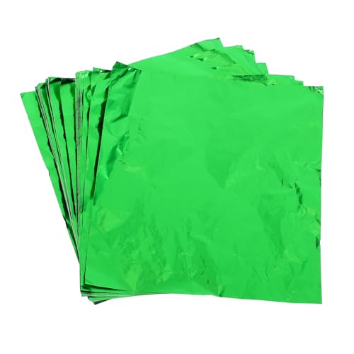 HEMOTON 100stücke Aluminiumfolie Für Schokoladenverpackung Bonbonpapier Aus Alufolie Grün Geeignet Für Lebensmittelverpackung Zu Hause Geschäft HEMOTON 100stücke Aluminiumfolie Für Schokoladenverpackung Bonbonpapier Aus Alufolie Grün Geeignet Für Lebensmittelverpackung Zu Hause Geschäft von HEMOTON