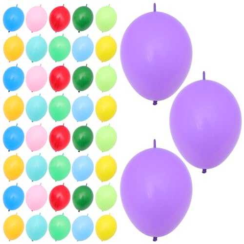 HEMOTON 100 Stück Luftballons 10 Zoll Regenbogen-Latex-Luftballons Für Geburtstagsfeier Babyparty Jubiläum Festival Bogengirlande Dekoration von HEMOTON