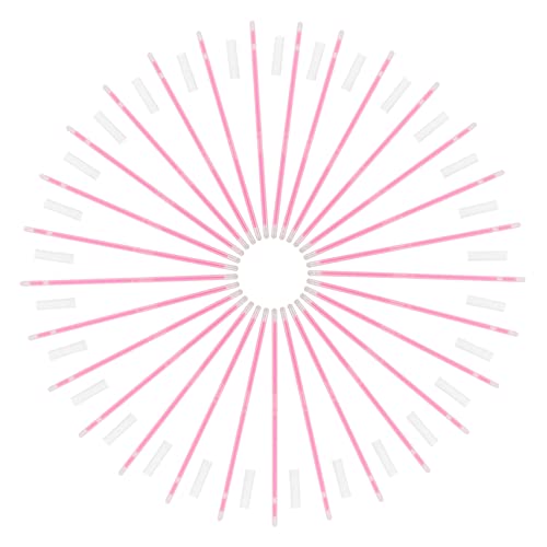 HEMOTON 100 Stück Pinke Leuchtarmbänder aus Robustem Material Fluoreszierende Knicklichter für Kindergeburtstag Partygeschenke und Festival Leuchtendes für Mädchen für Camping und von HEMOTON