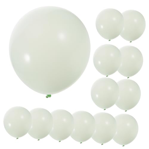 HEMOTON 100 Stücke Dekorative Luftballons Dekorationen Festival Emulsion Grün von HEMOTON