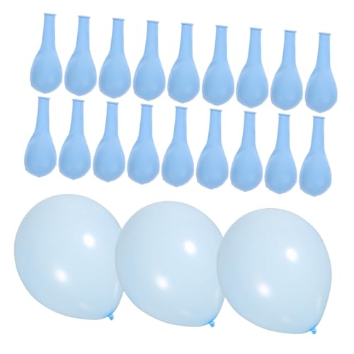 HEMOTON 100Pcs Luftballons für Geburtstagsfeiern Ballons für Ballontiere Geburtstagsballons Bogen event party Hochzeitsballon-Set Dekorationen für Hochzeitsballons Emulsion Sky-blue HEMOTON 100Pcs Luftballons für Geburtstagsfeiern Ballons für Ballontiere Geburtstagsballons Bogen event party Hochzeitsballon-Set Dekorationen für Hochzeitsballons Emulsion Sky-blue von HEMOTON