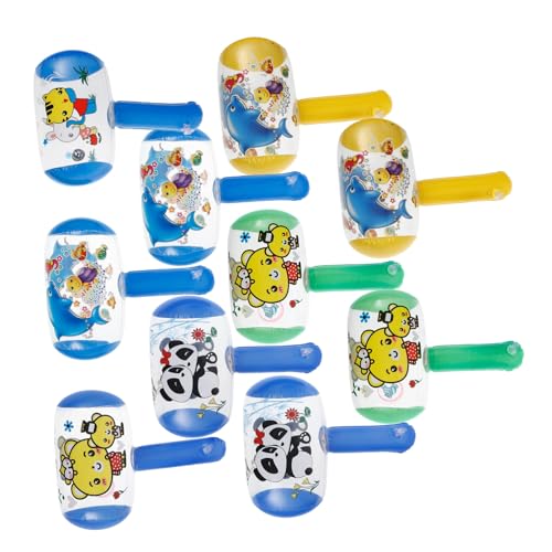 HEMOTON 10Stücke Aufblasbarer Hammer Für Teiliges Mit Lustigem Sicheres Für Partys Pools Und Outdoor Aktivitäten Für Jungen von HEMOTON