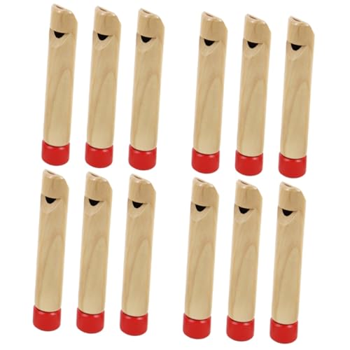 HEMOTON 12 Stck. Teiliges Holzpfeifen für Leichte Kinderflöte Pädagogisches Musikinstrument für Musikalische Früherziehung und Outdoor Spielspaß HEMOTON 12 Stck. Teiliges Holzpfeifen für Leichte Kinderflöte Pädagogisches Musikinstrument für Musikalische Früherziehung und Outdoor Spielspaß von HEMOTON