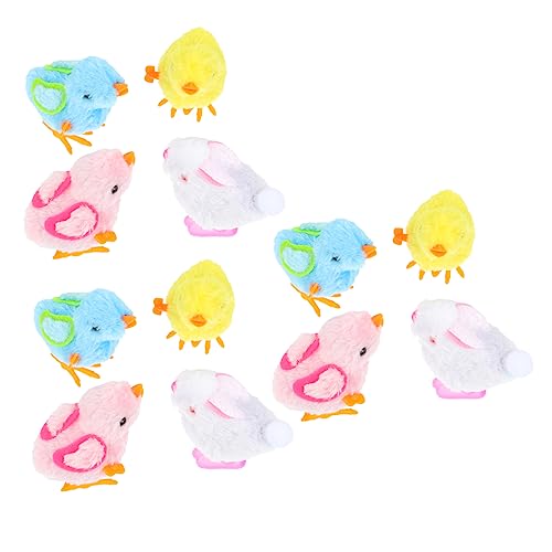 HEMOTON 12 Stück Aufziehspielzeug Huhn Stofftier Kuscheltiere Krabbenspielzeug Hühnerspielzeug Plüschhase Das Tier Minispielzeug Kinderspielzeug Hühnerdekor Für Babys Plüschstoffe HEMOTON 12 Stück Aufziehspielzeug Huhn Stofftier Kuscheltiere Krabbenspielzeug Hühnerspielzeug Plüschhase Das Tier Minispielzeug Kinderspielzeug Hühnerdekor Für Babys Plüschstoffe von HEMOTON