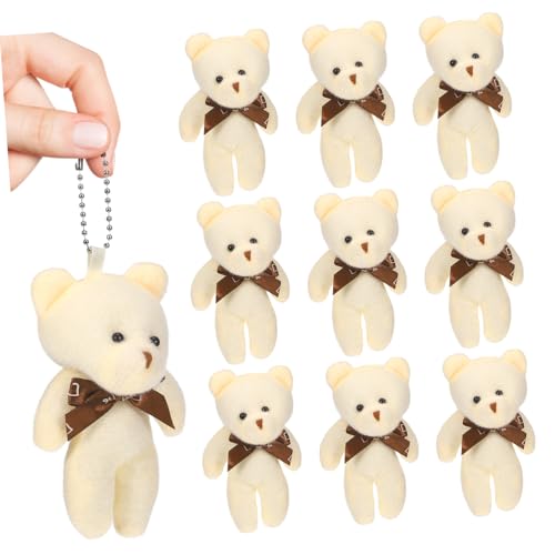 HEMOTON Cartoon Stofftier Spielzeug 12 Stück Mini Bears Schlüsselanhänger Plüschbär Für HEMOTON Cartoon Stofftier Spielzeug 12 Stück Mini Bears Schlüsselanhänger Plüschbär Für von HEMOTON