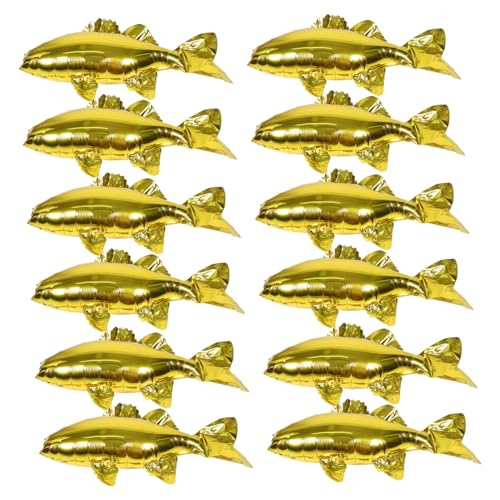HEMOTON 12 Stück Große Goldfisch Folienballons Leuchtenden Farben Einzigartige Meeres Tierform Einfach Aufzublasen für Shower Kindergeburtstag Strand und Meeresthemen Party Dekoration HEMOTON 12 Stück Große Goldfisch Folienballons Leuchtenden Farben Einzigartige Meeres Tierform Einfach Aufzublasen für Shower Kindergeburtstag Strand und Meeresthemen Party Dekoration von HEMOTON
