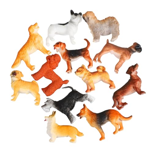 HEMOTON 12 Stück Hundespielzeug puppenhauszubehör Miniatur - Welpe Tischdekoration für Welpen Mini - Hundestatue Hund Statue vorbildlicher Hund Welpenfiguren Wohnkultur Minifigur Plastik HEMOTON 12 Stück Hundespielzeug puppenhauszubehör Miniatur - Welpe Tischdekoration für Welpen Mini - Hundestatue Hund Statue vorbildlicher Hund Welpenfiguren Wohnkultur Minifigur Plastik von HEMOTON