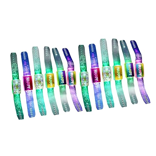 HEMOTON 12 Stück Teiliges LED Leuchtarmband Bunte Langlebige Knicklichter für Party und Konzert Leuchtende Armbänder für Damen und Herren Vielseitig Tragbar für Nachtaktivitäten und HEMOTON 12 Stück Teiliges LED Leuchtarmband Bunte Langlebige Knicklichter für Party und Konzert Leuchtende Armbänder für Damen und Herren Vielseitig Tragbar für Nachtaktivitäten und von HEMOTON