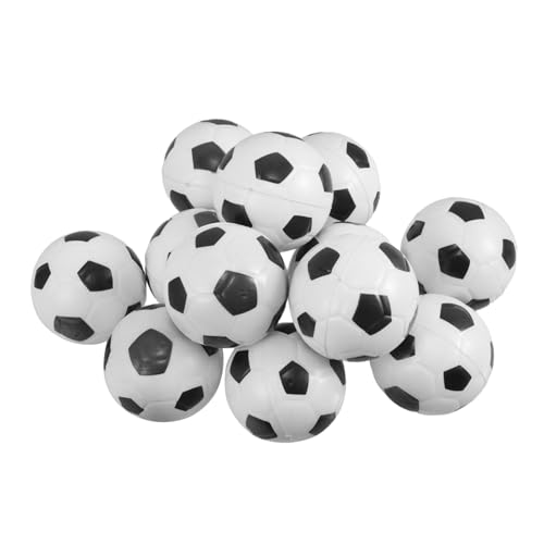 HEMOTON 12 Stück Teiliges Set Mini Fußball Stressbälle aus Weichem PU Stress Quetschspielzeug für Schwarz Weißes Design als Fußball Mitgebsel Party und Schulkarnevalsbelohnung HEMOTON 12 Stück Teiliges Set Mini Fußball Stressbälle aus Weichem PU Stress Quetschspielzeug für Schwarz Weißes Design als Fußball Mitgebsel Party und Schulkarnevalsbelohnung von HEMOTON