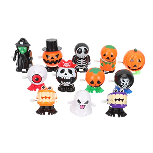 HEMOTON 12 Stücke Aufziehbare Ostern Bad Augapfel Tischdekoration Weihnachten Aufziehbare Halloween Aufziehbare Cartoon Halloween Bunte Kunststoff von HEMOTON