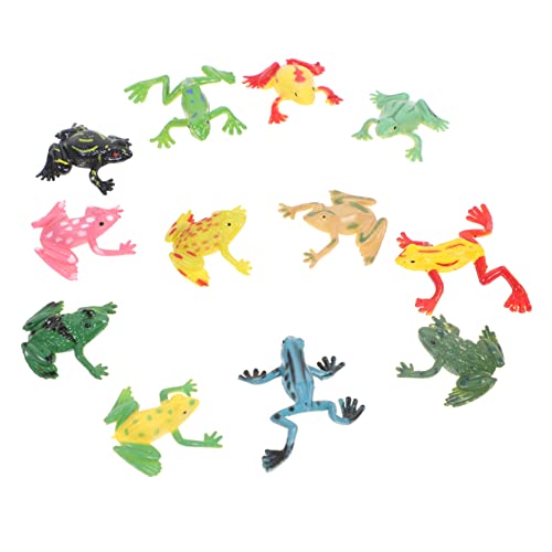 HEMOTON 12St Simulierter tropischer Laubfrosch Kinderautospielzeug Massenspielzeug für Kinder Party mitgebsel Kinder kinderparty mitgebsel Spielzeuge Kinderspielzeug Kinder Frosch Figur von HEMOTON