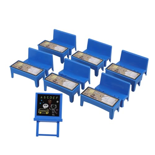 HEMOTON 13-teiliges Set Schreibtischspielzeug Für Mini Möbel Mini-puppenmöbel Zubehör Für Puppenhäuser Aus Holz Zeichenbrett Für Kleinkinder Mini-schulbedarf Für Puppen Plastik von HEMOTON