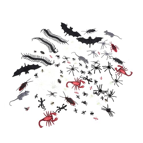 HEMOTON 150 Stück Teiliges Halloween mit Realistischen Bunten Kunststoff Insekten und Spinnen Lebensechte Halloween Deko für Party Streiche und Lernspielzeug Detailreiche Simulation HEMOTON 150 Stück Teiliges Halloween mit Realistischen Bunten Kunststoff Insekten und Spinnen Lebensechte Halloween Deko für Party Streiche und Lernspielzeug Detailreiche Simulation von HEMOTON