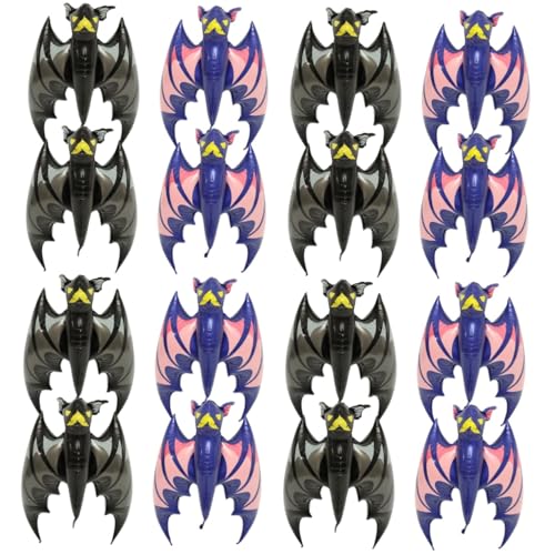 HEMOTON 16 Stck. Teiliges Halloween Folienballon Fledermaus Aluminiumfolie Schwarz und Dunkelblau Gruselige Partydeko für Halloween für Gruselhöhlen und Bühnenveranstaltungen HEMOTON 16 Stck. Teiliges Halloween Folienballon Fledermaus Aluminiumfolie Schwarz und Dunkelblau Gruselige Partydeko für Halloween für Gruselhöhlen und Bühnenveranstaltungen von HEMOTON