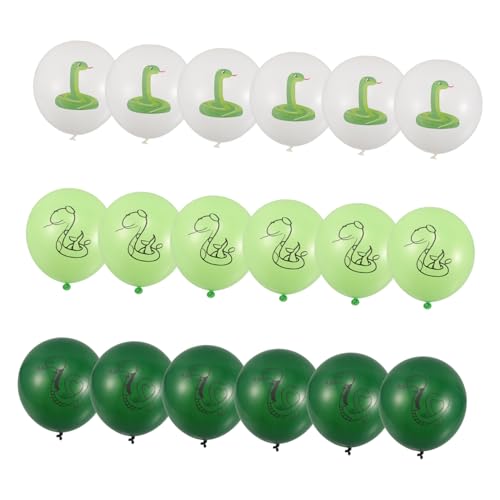 HEMOTON Schlangenballon-set 18-teilig Tierballons Für Partys Dekorationen Mit Schlangenmotiv Einfach Aufzubauende Partydekorationen von HEMOTON