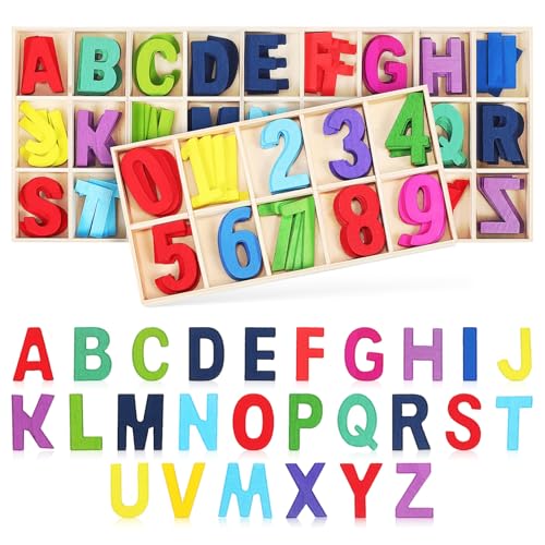 HEMOTON 1Satz Holzbuchstaben und Holzbuchstaben für Frühes Lernen Sicheres und Langlebiges Material für Fördert Sprachentwicklung und Kreativität Teiliges HEMOTON 1Satz Holzbuchstaben und Holzbuchstaben für Frühes Lernen Sicheres und Langlebiges Material für Fördert Sprachentwicklung und Kreativität Teiliges von HEMOTON