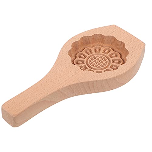 HEMOTON 1stk Gebäck Form Backwerkzeug Für Den Haushalt Plätzchenpresse Selber Machen -mond-kuchenform Kuchenformen Aus Holz Mondkuchen Backen Selber Machen Muster Geschirr 3D Hölzern von HEMOTON