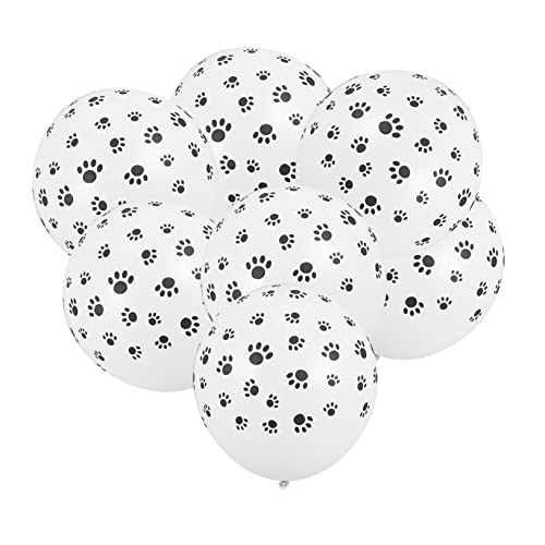HEMOTON 2 Packungen Hundepfoten Luftballons aus Dickem Latex Bedruckt mit Niedlichen Pfoten Partydeko für Kindergeburtstag Vielseitig als Fotorequisite und Raumdekoration Geeignet von HEMOTON