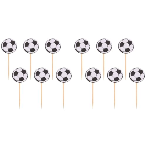 HEMOTON 2 Sätze Fußball-kucheneinsatz Kuchen Dekoration Fußball Party Deko Kuchendekorationen Sportball-cupcake-topper Kuchen Cupcake Topper Fußball-dessert-topper Papier 60 Stück * 2 HEMOTON 2 Sätze Fußball-kucheneinsatz Kuchen Dekoration Fußball Party Deko Kuchendekorationen Sportball-cupcake-topper Kuchen Cupcake Topper Fußball-dessert-topper Papier 60 Stück * 2 von HEMOTON