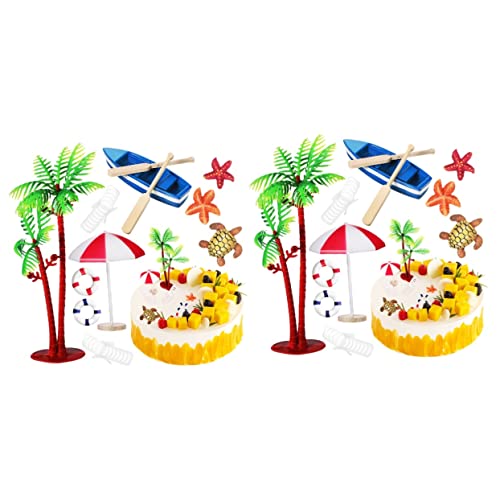 HEMOTON 2 Sätze Kuchendekorationsverzierungen -kuchendekorationen Strandspielzeug Strandkorb Künstlich Tropisch Dekorationen Für Strandkuchen Strandstuhl Plastik 10 Stück * 2 HEMOTON 2 Sätze Kuchendekorationsverzierungen -kuchendekorationen Strandspielzeug Strandkorb Künstlich Tropisch Dekorationen Für Strandkuchen Strandstuhl Plastik 10 Stück * 2 von HEMOTON
