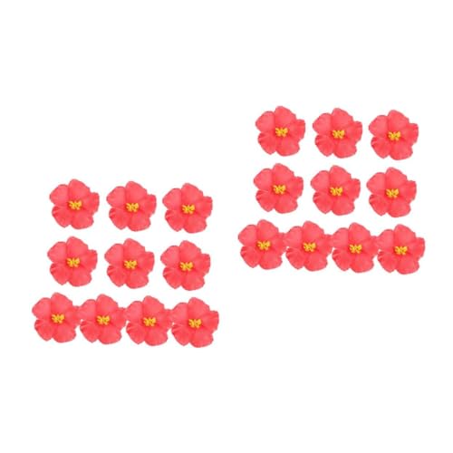 HEMOTON 2 Sätze Künstliche Hibiskusblüte Mini-gänse Kleine Gänsefigur Kunstblumen Hibiskus Dekoration Sommerparty Hibiskus-simulationsblume Gefälschte Hibiskusblüten Eva Rot 20 Stück * 2 HEMOTON 2 Sätze Künstliche Hibiskusblüte Mini-gänse Kleine Gänsefigur Kunstblumen Hibiskus Dekoration Sommerparty Hibiskus-simulationsblume Gefälschte Hibiskusblüten Eva Rot 20 Stück * 2 von HEMOTON